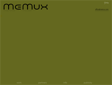 Tablet Screenshot of memux.com